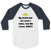 dentist crown 3/4 Sleeve Shirt