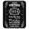 Premium Vintage Made In 1954 Mousepad