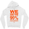 we are the 99% t shirt occupy wall street anti corporate greed black Zipper Hoodie