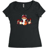 dia de los foxes Women's Triblend Scoop T-shirt