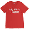 my wife rocks V-Neck Tee