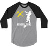 finger guns batle royal gaming 3/4 Sleeve Shirt