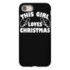 this girl loves christmas funny iPhone 8