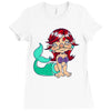 little ugly mermaid Ladies Fitted T-Shirt