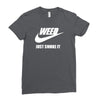 weed   just smoke it   mens funny Ladies Fitted T-Shirt