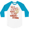 ocean is the only medication 3/4 Sleeve Shirt