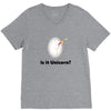 is it Unicorn V-Neck Tee