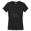 fontasaurus Women's V-Neck T-Shirt