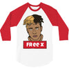 xxxtentacion 3/4 Sleeve Shirt