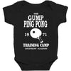 forrest gump   ping pong camp   cult film Baby Bodysuit