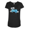 beware of cerberus Maternity Scoop Neck T-shirt