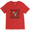 christmas reindeer dabbing V-Neck Tee