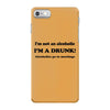 im not an alcoholic im a drunk t shirt x large funny beer pong keg par iPhone 7 Case