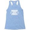 Education Is Important But Big Biceps Are Importanter Racerback Tank