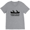 paddle faster i hear banjos t shirt funny humor deliverance nerd geek V-Neck Tee