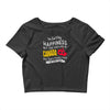 you can't buy happiness but you can live in canada Crop Top
