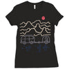 van desert Ladies Fitted T-Shirt