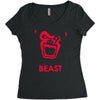 instinct attention gorilla beast Women's Triblend Scoop T-shirt