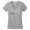 leave me alone introvert humor Women's V-Neck T-Shirt