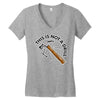 this is not a drill Women's V-Neck T-Shirt