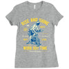 work out time Ladies Fitted T-Shirt