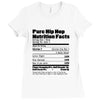 clebrity hip hop nutrition Ladies Fitted T-Shirt