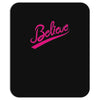 believe hand lettering printed t shirt Mousepad