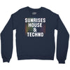 Sunrises House &amp; Techno Crewneck Sweatshirt