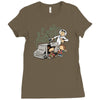 scientific paradox goes boink Ladies Fitted T-Shirt