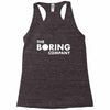 the boring company elon musk Racerback Tank