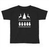 christmas scene reindeer funny Toddler T-shirt