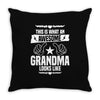 Awesome Grandma Looks Like Throw Pillow