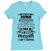 I Am A June Women Ladies Fitted T-Shirt