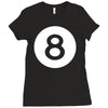magic 8 ball Ladies Fitted T-Shirt