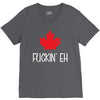 canada fuckin eh V-Neck Tee