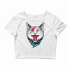 cat rock Crop Top