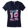 team 10 miami wawes Women's V-Neck T-Shirt