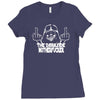 darth vader fun party trance Ladies Fitted T-Shirt
