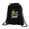 kings are born in 2000 Drawstring Bags