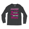 Mammie Was Created Because Need Real Heroes Long Sleeve Shirts
