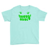fun monster face, eat, beast, Youth Tee