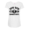 rookie new dad 2017 Maternity Scoop Neck T-shirt