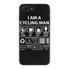 I Am A Cycling Man white letter iPhone 7 Plus Case