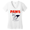 paws Women's V-Neck T-Shirt