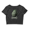hand grenade military army Crop Top