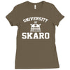 university of skaro Ladies Fitted T-Shirt
