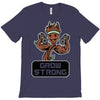 groot grow strong galaxy gym fitness mashup T-Shirt