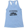 commas save lives Racerback Tank