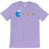 funny 80s pacman cookie monster retro gaming T-Shirt