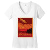 visit mordor Women's V-Neck T-Shirt